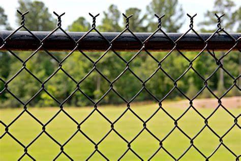 Vegetable Garden Chain Link Panels Regular Standard Temporary Fence PVC Coated / Galvanized