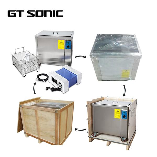 Limpeza ultra-sônica 105L 1500w Para utensílios de cozinha remoção de óleo limpeza diesel cabeças de cilindro de trabalho pesado