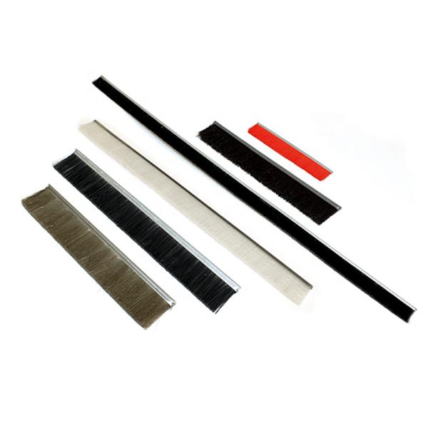 OEM Door Metal Industrial Strip Brush For Escalator Dust Cleaning And Polishing