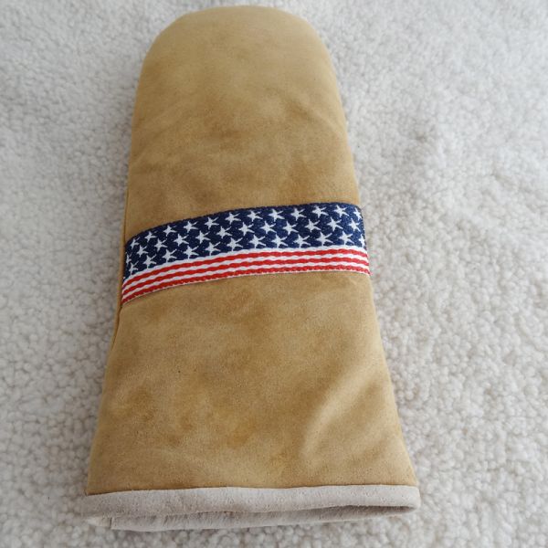 Ski Leather Mitten Gloves Mitten Top Layer Suede Touch Screen Customized Size