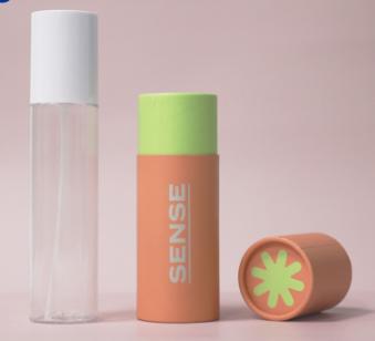 Round Paper Tube Cosmetic Paper Printed The Outer Package of The Spray Bottle