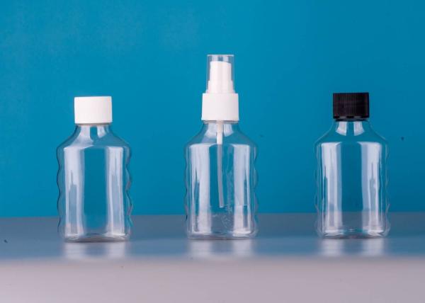 130Ml Clear Empty Plastic Bottles With Flip Top Cap, Refillable Cosmetic Spayer Containers for Toner, Lotion, Cream