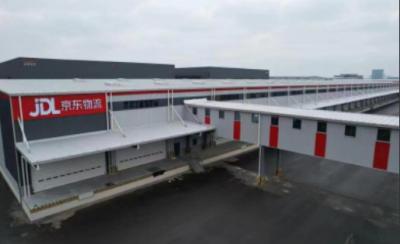 Water Resistant Steel Frame Warehouse Construction Powder Coated Grey Fire Proof