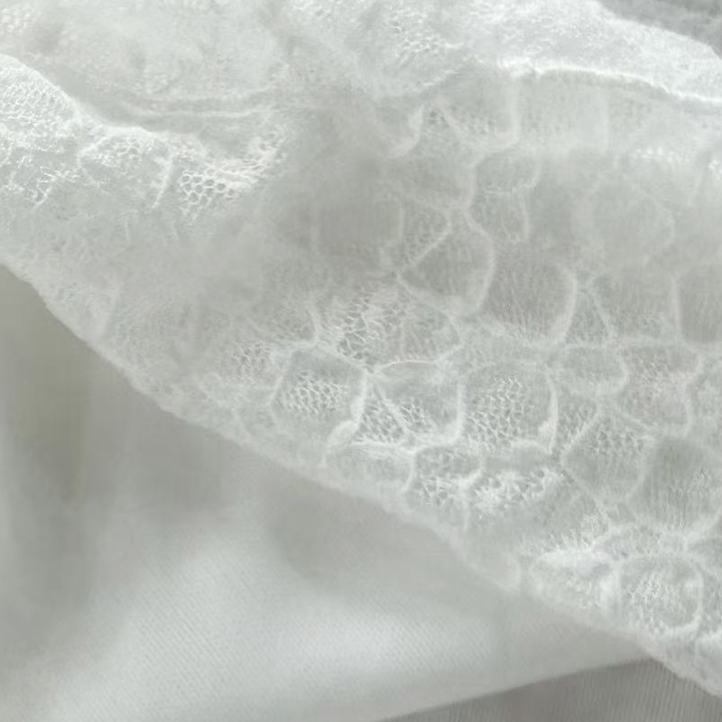 Women's White Lace Asymmetric Tube Top