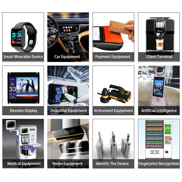 4-линейный 8-битный SPI LCD дисплейный модуль 3,5 дюйма HVGA Вертикальный экран широкой температуры