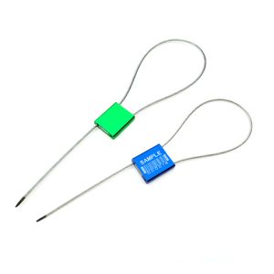 4.01KN Tensile Strength Cable Security Seals With Pull Tight Locking Mechanism