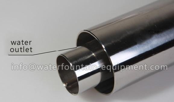 Stainless Steel  Water Fountain Nozzles Adjustable Aerated With Negative Pressure