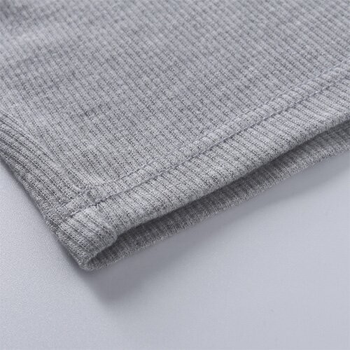 OEMmaufactory Autumn  New Slim Solid Sympotic cotton v-neck Long -sleeved Top