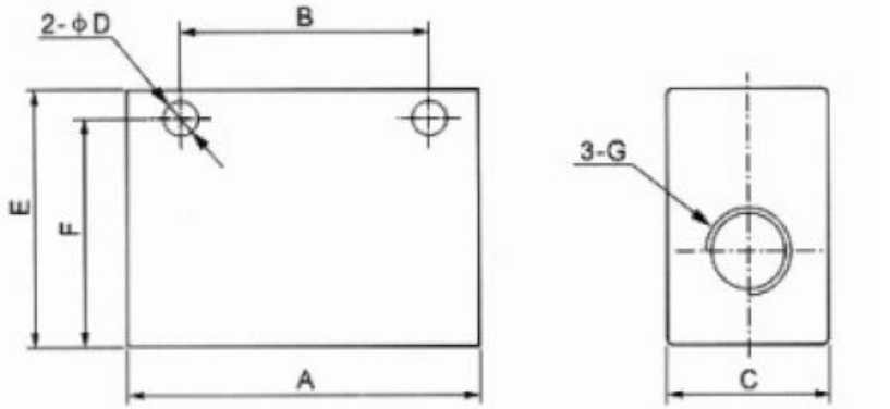 ST-01, ST-02, ST-03, ST-04, ST-06, ST-08 ST Series one-way Shuttle Valve 1/8
