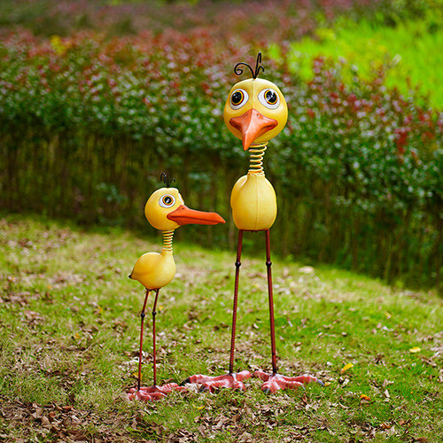 Сад двора металла ODM орнаментирует птицу металла искусства дизайна Handmade