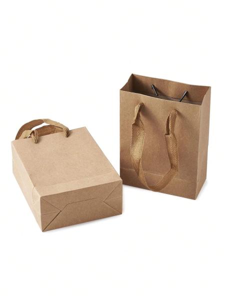 Customized Logo Paper Gift Bags Twisted Handle All Occasion Shoe / Clothing Packaging