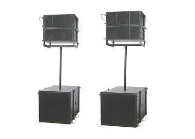 Concert Sound System 500W Active Line Array System Connection 2x Speakon NL4