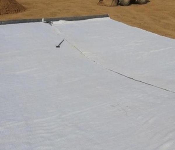 Tela não tecida 400g da construção do geotêxtil do filamento curto