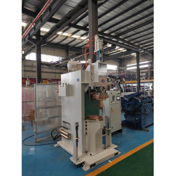 New 50 KVA Semi-automatic Aluminum Metal Steel China Made Pneumatic Standing 3Mm Resistance Welder Oil Tank Welding Machine Fuel