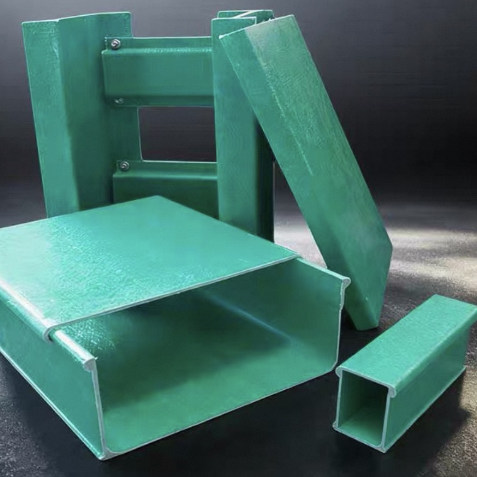 Corrosion Proof 200mm X 100mm FRP Cable Support Tray With Protective Cover