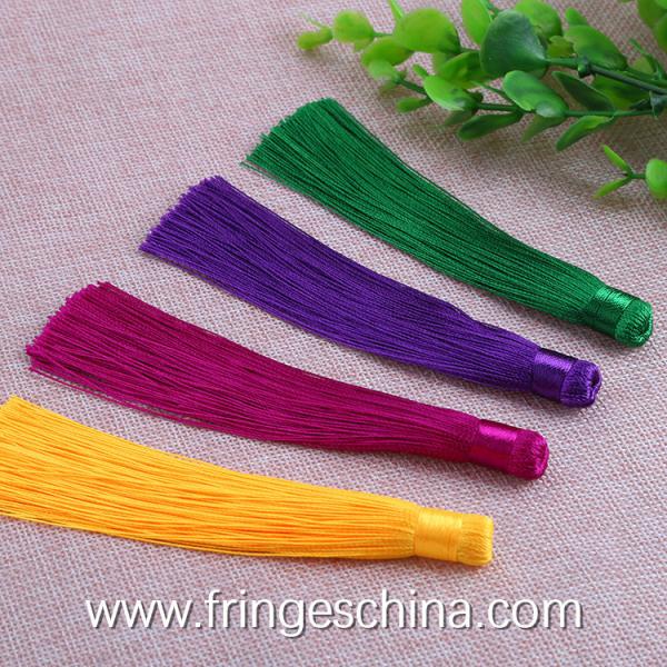 Colorful classical wholesale chinese tassels trimming fringe for bookmark