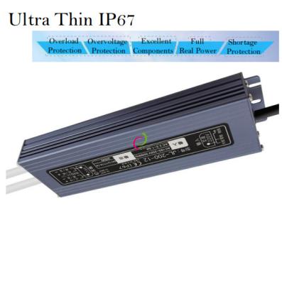 16.7A Constant Voltage LED Power Supply IP67 Buried Light Box 200W 12V LED Driver