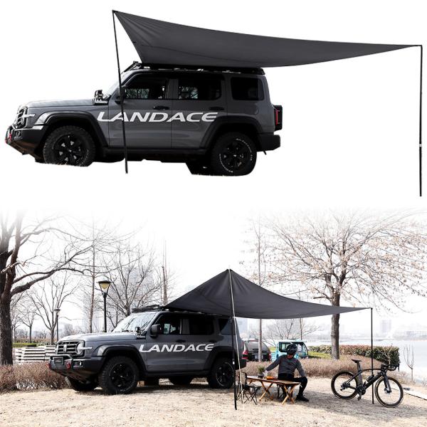 0 Area Four-season Tent Car Roof Rack Side Awning for Off Road Vehicle Roof Top Tent