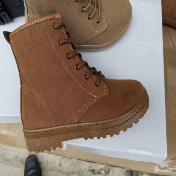 Black beige khaki Womens Casual Ankle Boots size 35-40 size