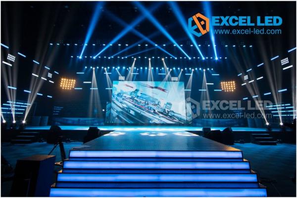 Die Casting Aluminum P3.91 Led Rental Screen 500x5000mm For Parties