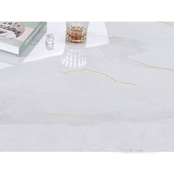 украшение застекленное фарфором Каррара CIQ плиток пола цвета золота 80x80cm SASO белым