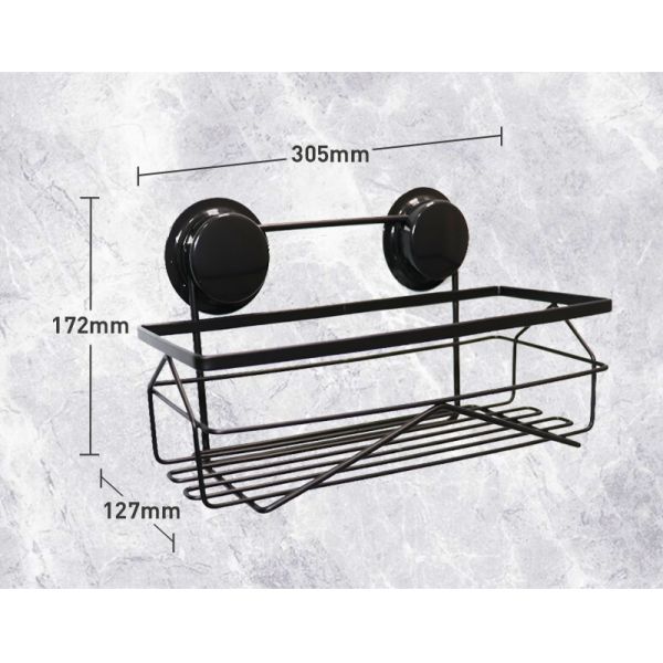 Черная окисленная чашка всасывания держателя Caddy Bathroom исправила нержавеющая сталь SS201