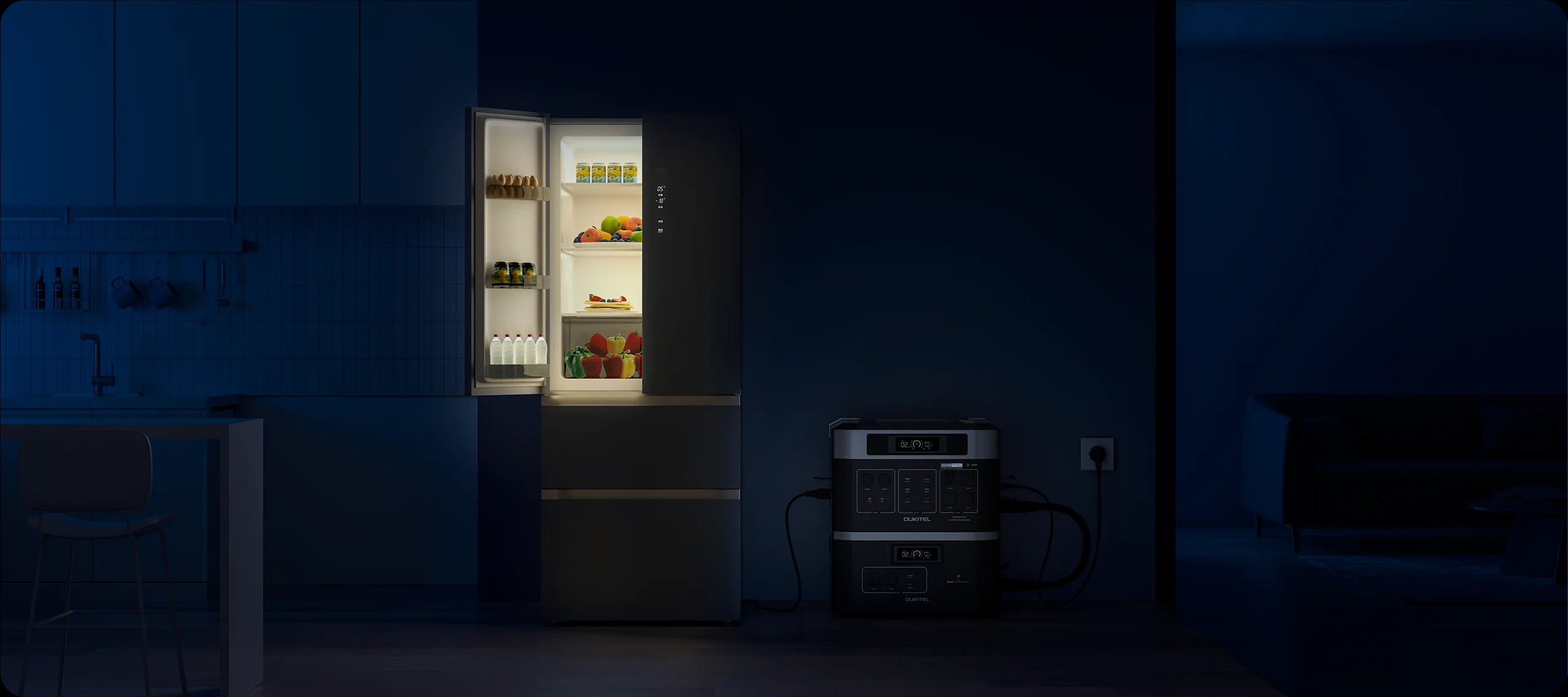 Huge Capacity Portable Power Station 3600W Solar Generator LiFePO4 Battery Expandable to 16384Wh Generador Solar