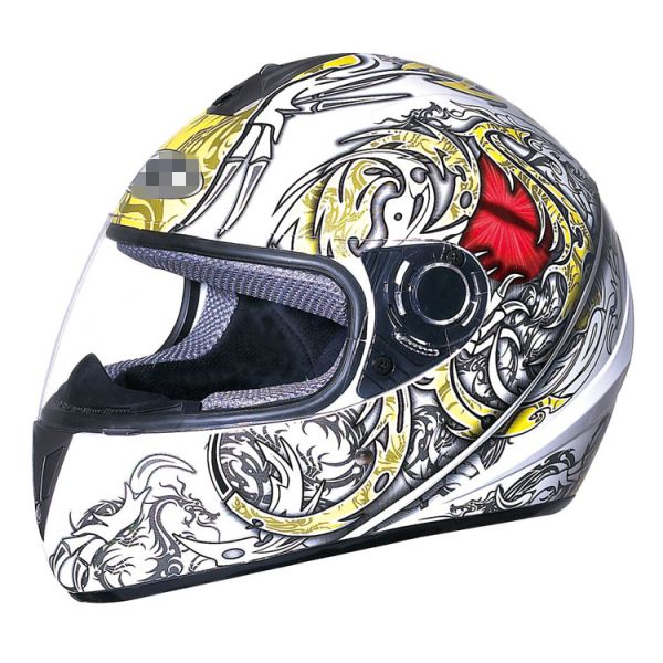 Full Face DOT Approved Customized Logo Motorcycle Helmet for Head Safety Protection
