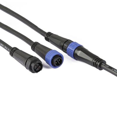 Industrial Cable For Lighting Equipment M16 Lock 2pins OD6.0mm