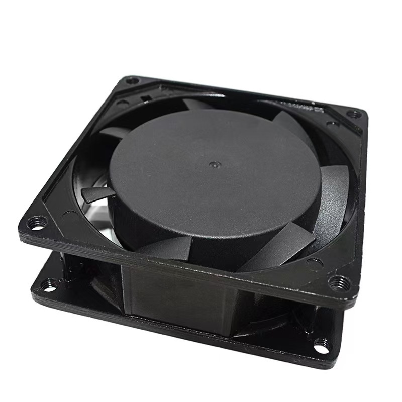Manufacturer direct sales small black high-speed, high airflow 8025AC AC cooling long-life fan blower