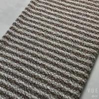 Le jacquard Brown Sherpa tondent le polyester 100% de tissu Teddy Bear Plush