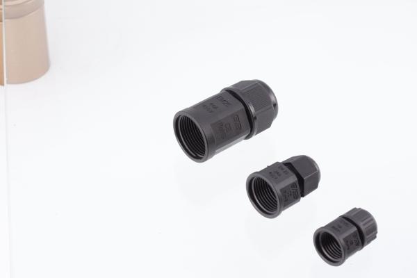 Intervalo de temperatura do conector de cabo elétrico à prova d'água masculino/feminino -25C-85C