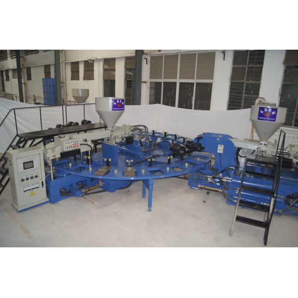 Double Color TPU TPR Sole Making Machines With 10/12/16/20/24/30 Stations