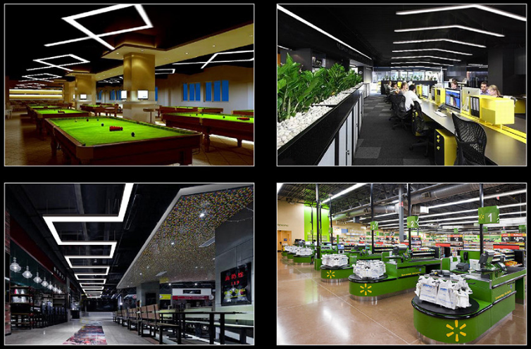 Lumière linéaire en aluminium 40w d'Embeded 300/600/900mm LED de logement pour la Chambre