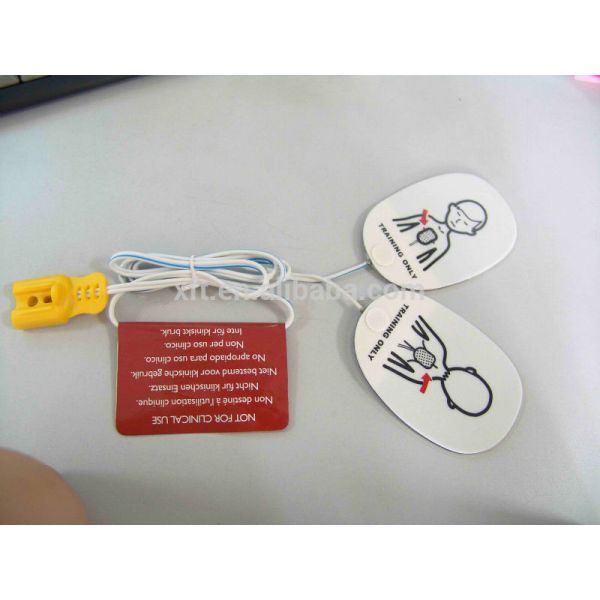 Biocompatible Defibrillator AED Training Pads Single Face Release Pad