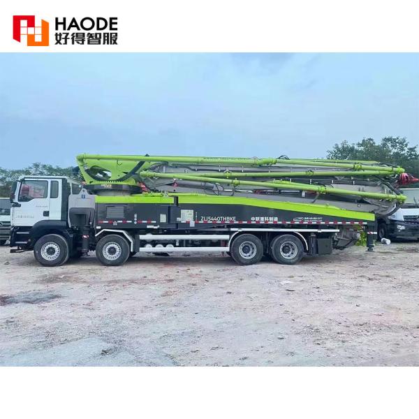 2021 Years Zoomlion Scania 63m (5 axle) Used Concrete Pump Truck 58m Horizontal Delivery Distance