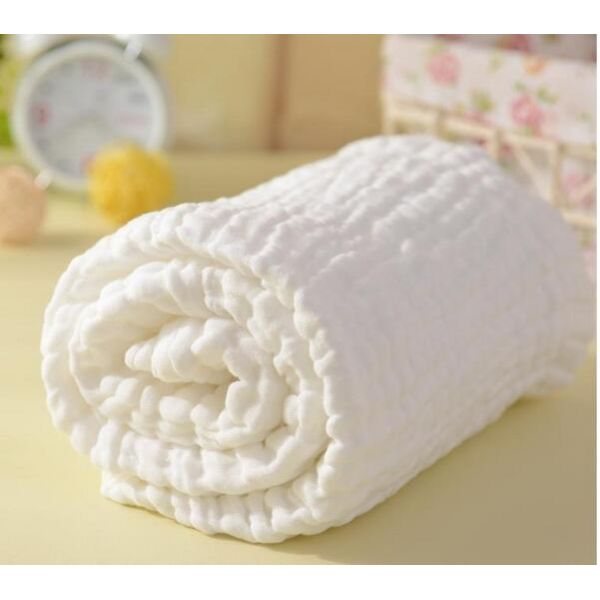 Medical 6 layer gauze bath towel 90x110cm baby quilt washable towel