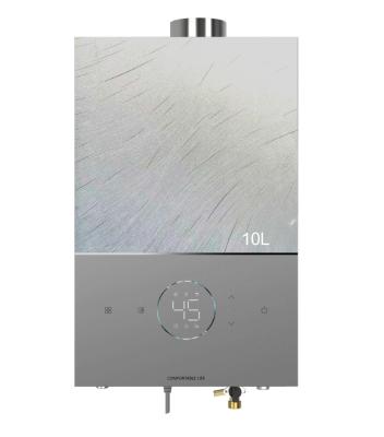 10L Natural Gas Instant Water Heater Stainless Steel Heat Exchanger Wall-Mounted