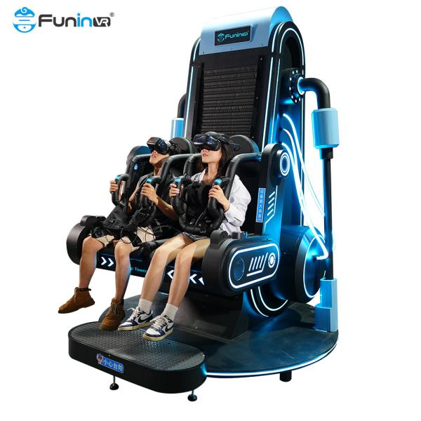 Unleash The Full Potential Of Virtual Reality With 9D VR Simulator 2.00*1.70*3.05m 5.1 Surround Sound Multiplayers