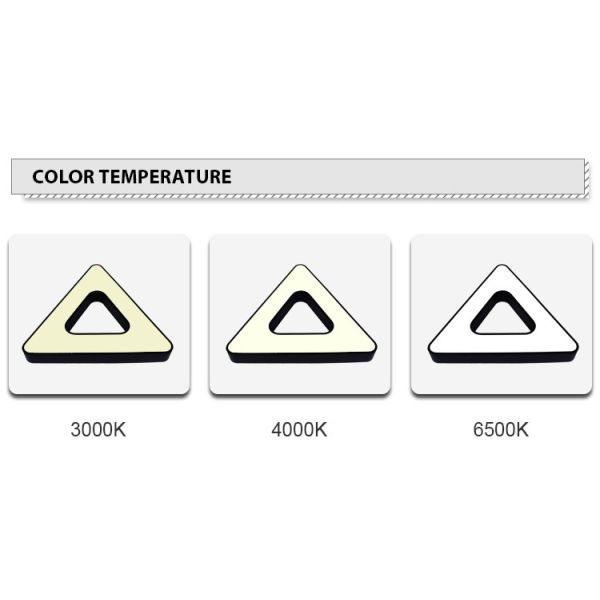 Черные гальванизированные света СИД линейные, OEM треугольника промышленный линейный привесной освещая