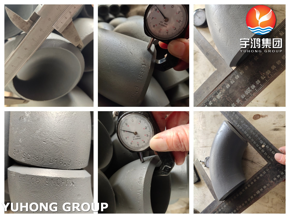 ASME B16.9 ASTM A234 WPB Фитинги для труб из углеродистой стали Фитинги с черным покрытием