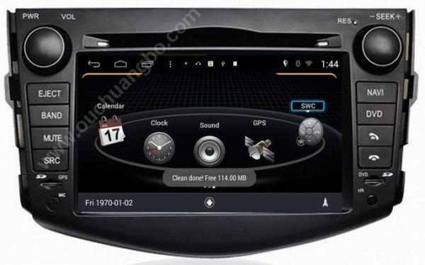 Ouchuangbo android 4.4 Toyota RAV4 2009-2012 autoradio dvd gps S160 USB SD 1024*600 swc