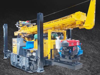 Large Diameter Crawler Type St 350m Portable Borewell Drilling Machine