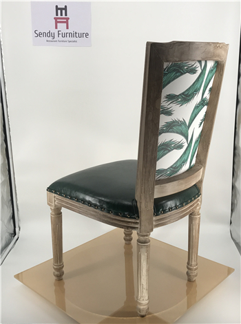 American Style Rustic Wood Restaurant Chairs High Back Arm / Armless For Wedding / Event