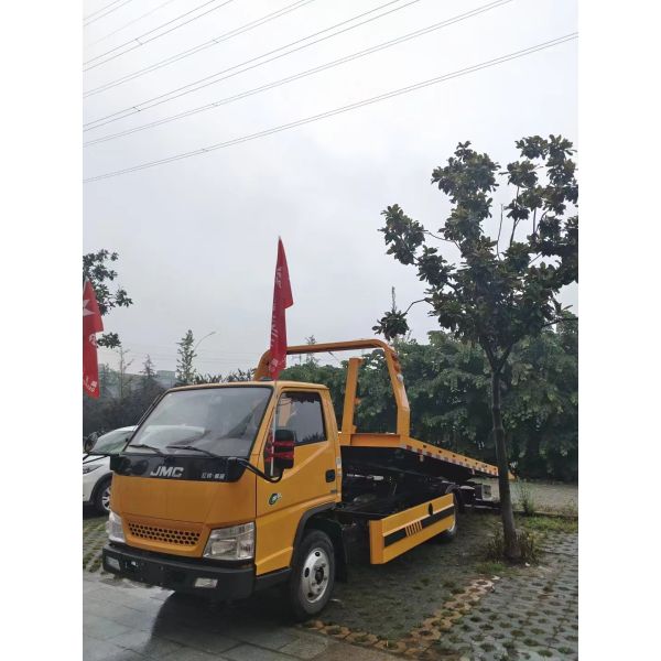 Flatbed Truck 5 Tons Tilting Pallet Trailer for Sale