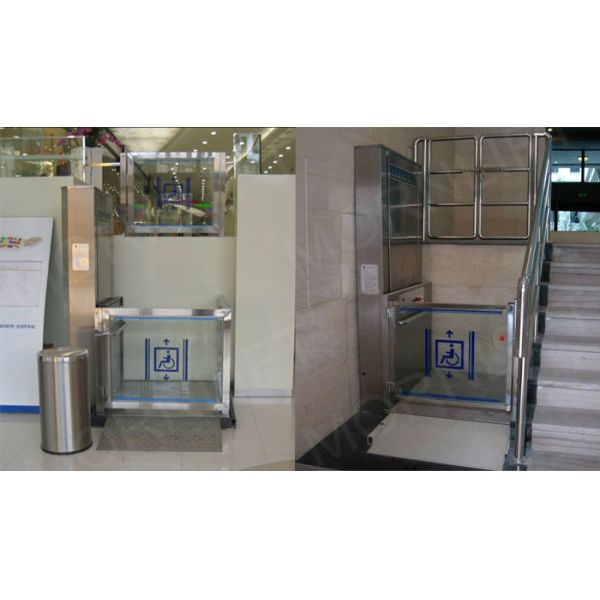 подъем Гидро-кресло-коляскы кресло-коляскы CE 250kgs 4.5m гидровлическим домашним выведенный из строя лифтом