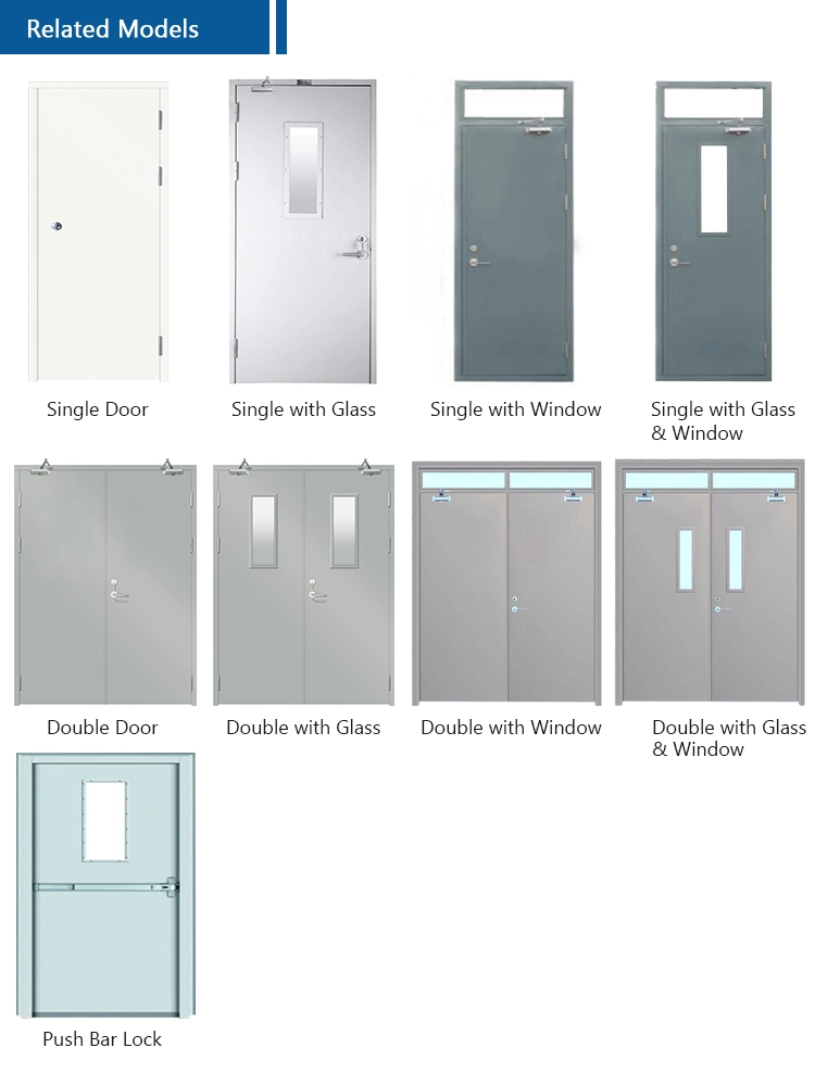 GMP Pu Sandwich Panel Double Swing Clean Room Door