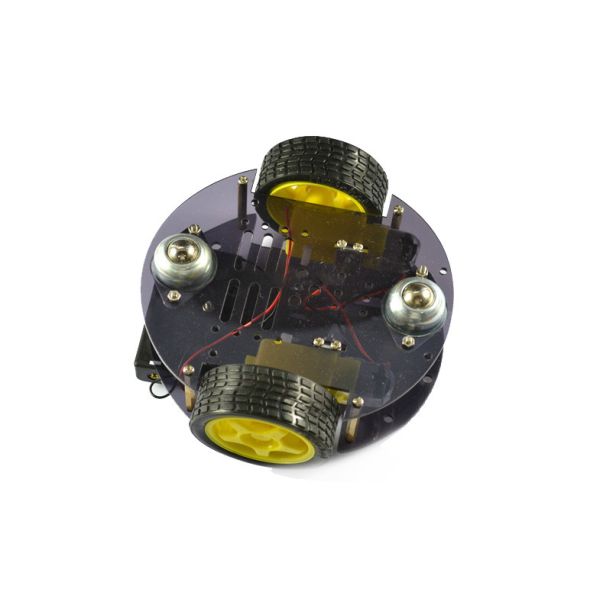 Remote Control Car Parts 2 Wheel Chassis Robot Acrylic Body