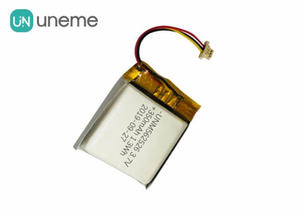 4.2V 350mAh Lithium Polymer Lipo Batteries Max 1.0CA Weight 7.0g CB Certified