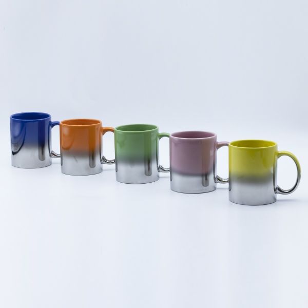 Electroplating Souvenir Coffee Mug with Customization Options and Smart Temperature Control